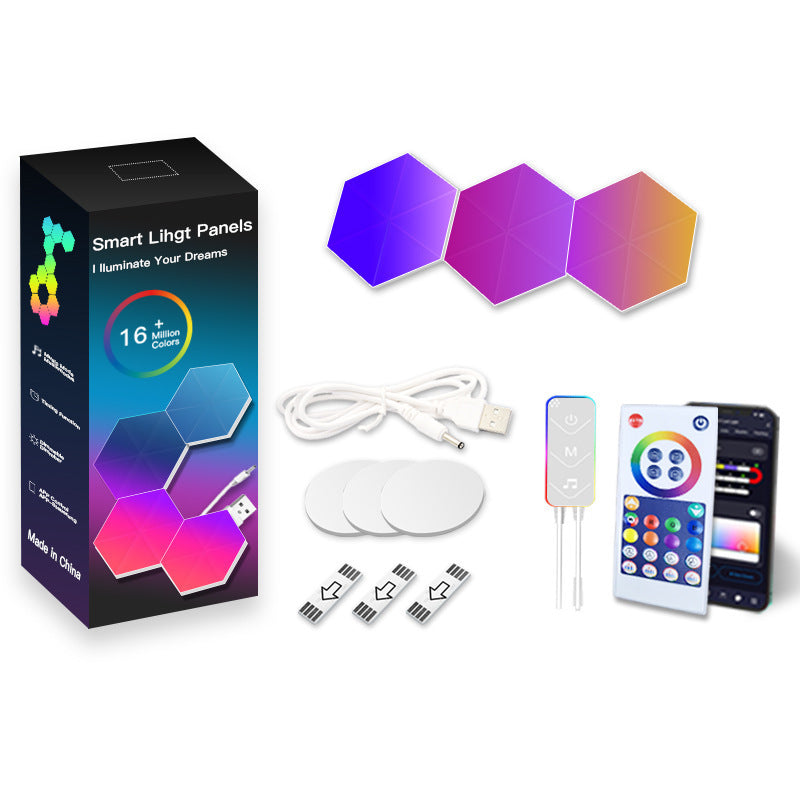Honeycomb Intelligent Voice-controlled RGB Light
