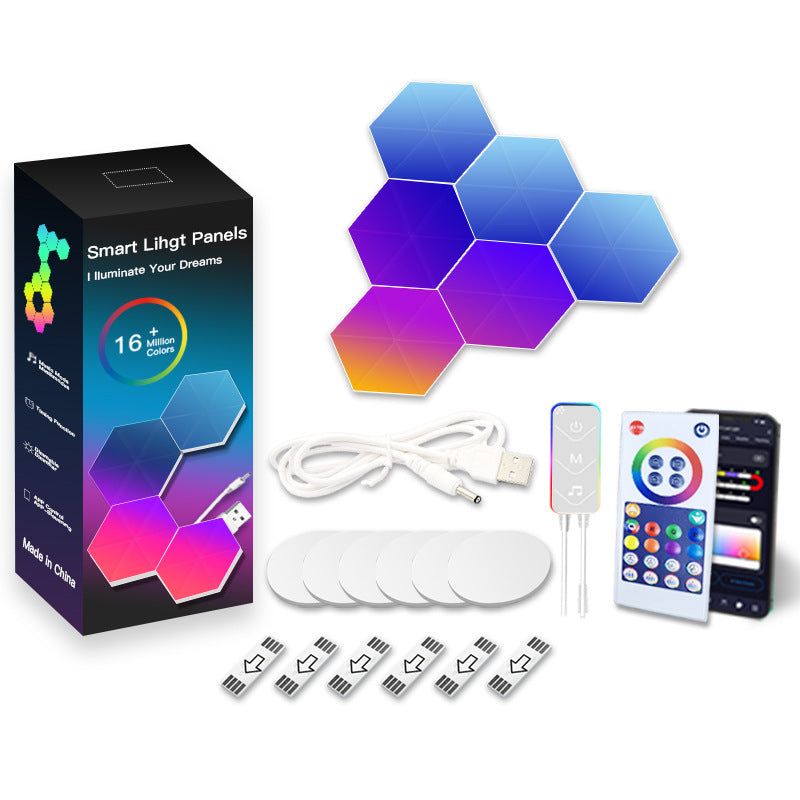 Honeycomb Intelligent Voice-controlled RGB Light